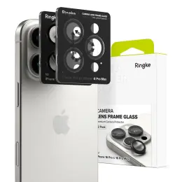 Ringke iPhone 16 Pro / 16 Pro Max 2-PACK Linsskydd Svart