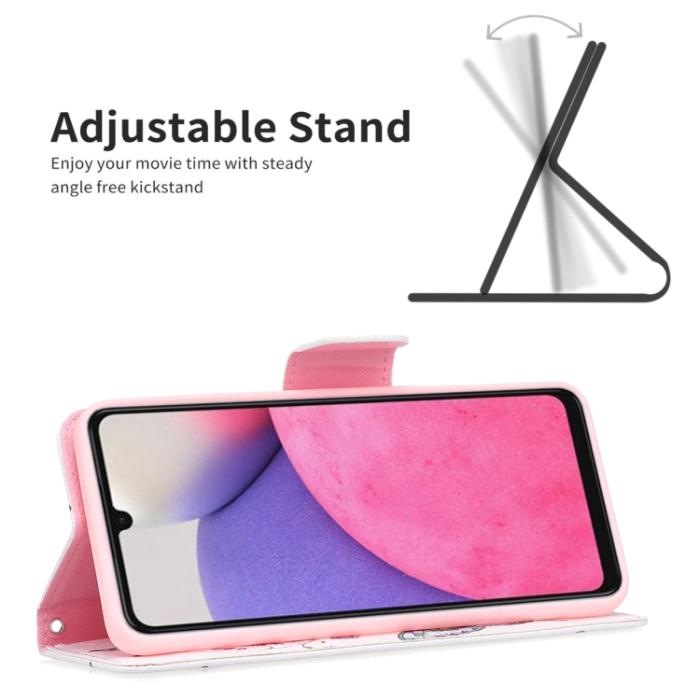 Bild 4, Samsung Galaxy A33 5G Fodral Med Tryck Fjärilar