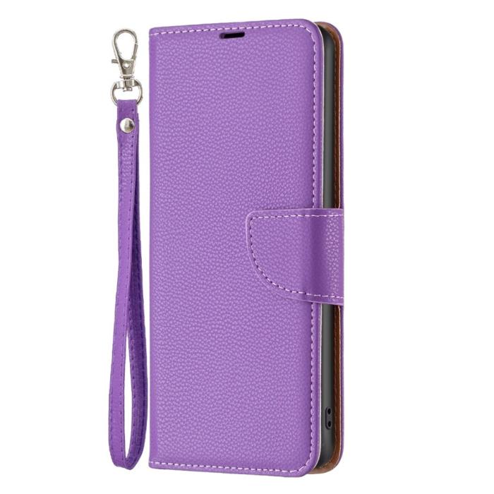 Bild 6, Samsung Galaxy S23 Plus Fodral Litchi Shark Lila