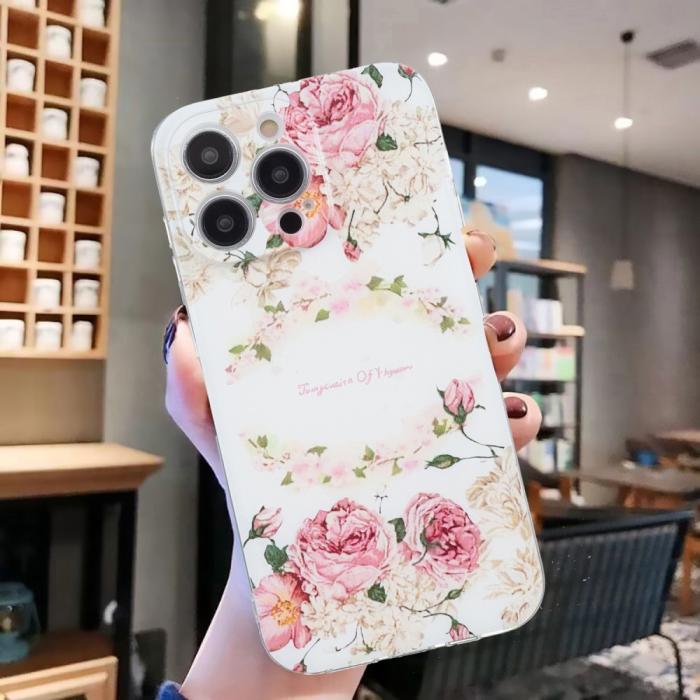 Bild 6, iPhone 16 Pro Skal TPU Rosor