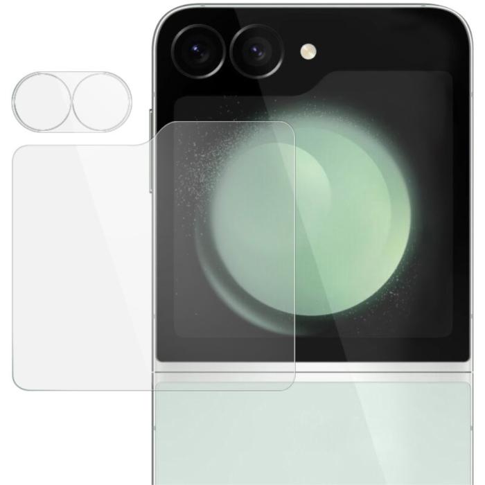 Bild 3, IMAK Galaxy Z Flip 6 Skärmskydd Inkl.Linsskydd Härdat Glas