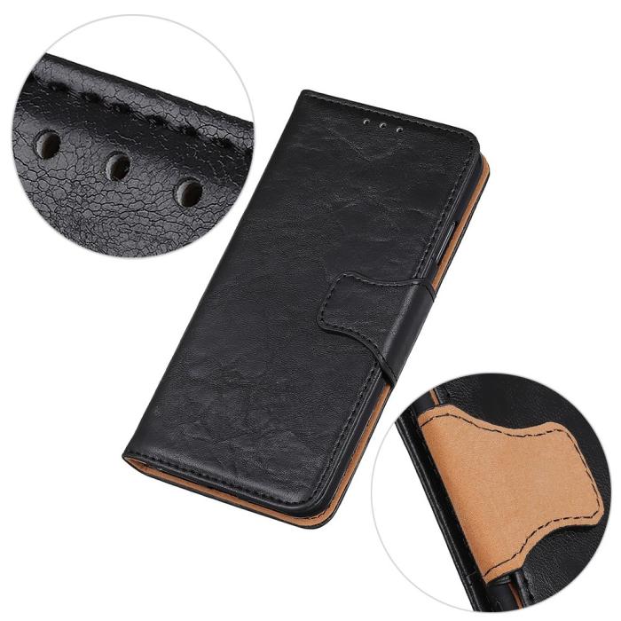 Bild 5, OnePlus Nord 2T 5G Fodral Split Läder Svart