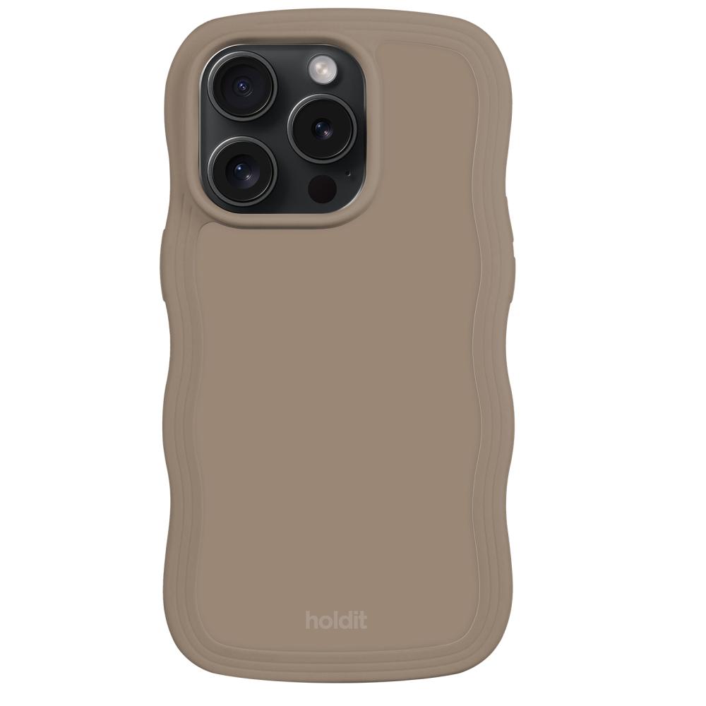 holdit iPhone 15 Pro Skal Wavy Mocha Brown