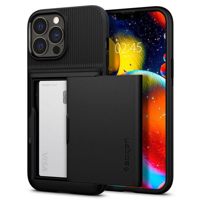 Bild 1, Spigen iPhone 13 Pro Max Skal Slim Armor CS Svart