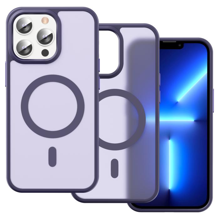 Bild 2, ColorPop iPhone 13 Pro Skal CH MagSafe Matt Lila