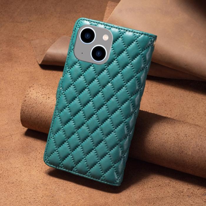 Bild 6, BINFEN iPhone 15 Plus Fodral Diamond Multifunktionell Grön