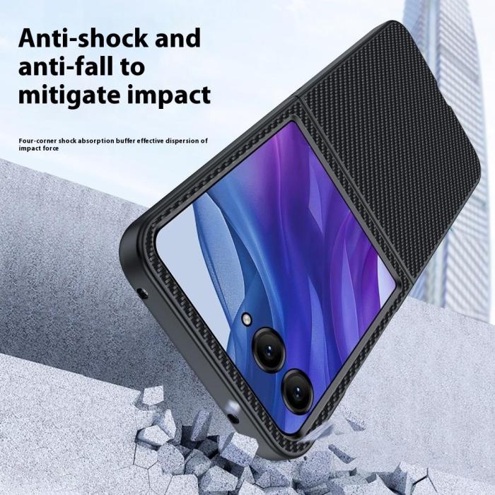 Bild 5, Motorola Razr 60 Ultra Skal Kolfiber Textur Svart
