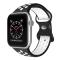 Sportarmband Dual-Color Apple Watch 41/40/38 mm (M/L) Svart/Vit