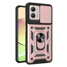 Motorola Moto G13 / G23 / G53 5G Skal CamShield Ring Ros&eacute;guld