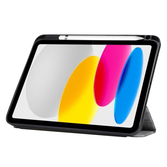 Bild 2, iPad 11 2025 / 10.9 2022 Fodral Tri-Fold Marmor