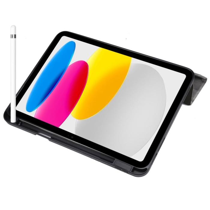 Bild 5, iPad 11 2025 / 10.9 2022 Fodral Tri-Fold Marmor