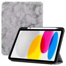 iPad 11 2025 / 10.9 2022 Fodral Tri-Fold Marmor
