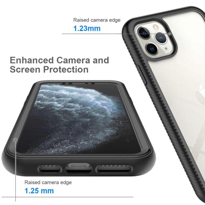 Bild 5, iPhone 11 Pro Max Skal 360 Hybrid Defense Svart