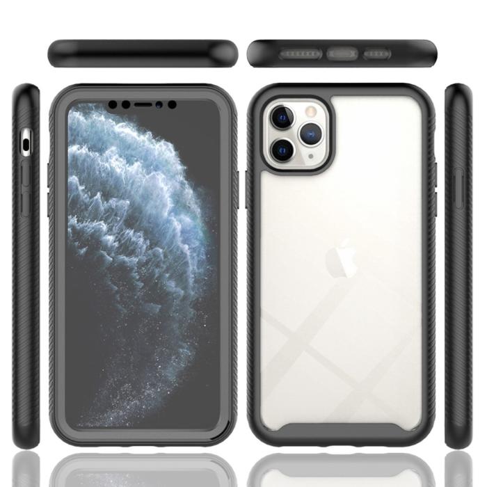 Bild 6, iPhone 11 Pro Max Skal 360 Hybrid Defense Svart