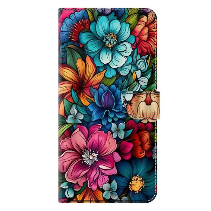 Bild 5, Motorola Moto G55 5G Fodral Läder Blommor