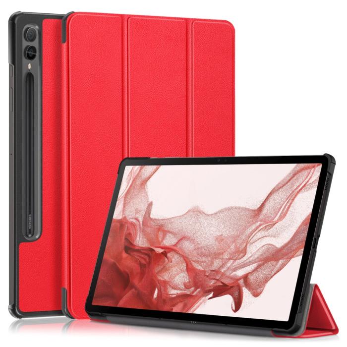 Bild 1, Samsung Galaxy Tab S9 Fodral Tri-Fold Röd