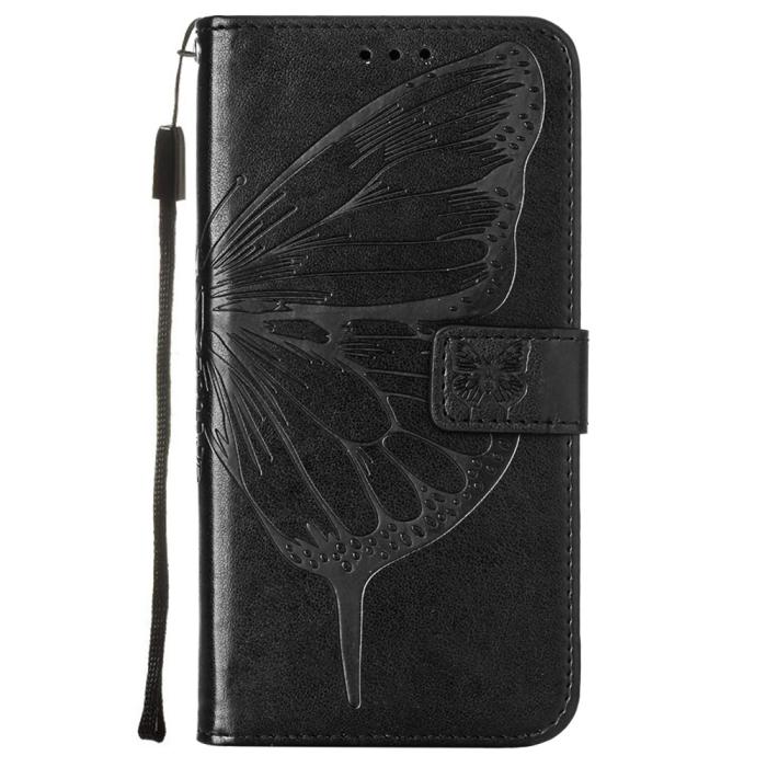 Bild 2, Xiaomi Mi 11i - Butterfly Läder Fodral - Svart