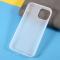 iPhone 13 Mini - Matt TPU Skal - Vit