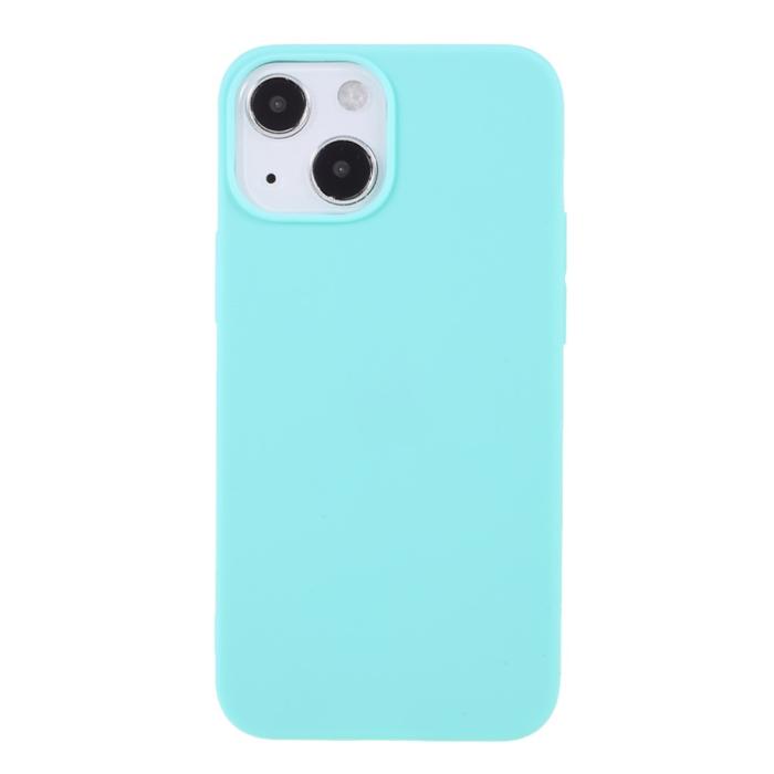Bild 2, iPhone 13 Mini - Matt TPU Skal - Cyan