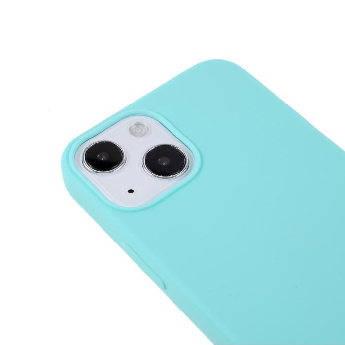 Bild 6, iPhone 13 Mini - Matt TPU Skal - Cyan