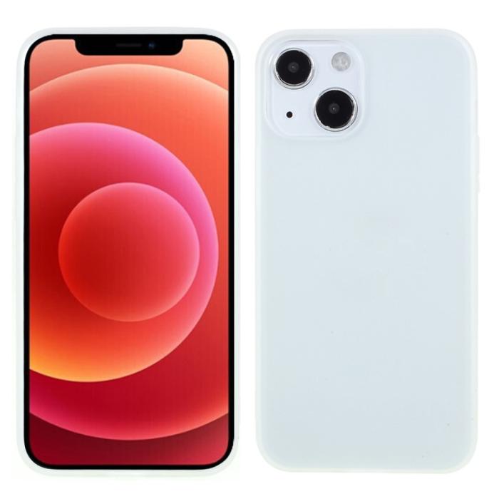 Bild 1, iPhone 13 Mini - Matt TPU Skal - Vit