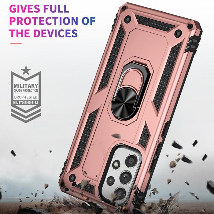 Bild 6, Samsung Galaxy A53 5G Skal Armor Hybrid Ring Roséguld