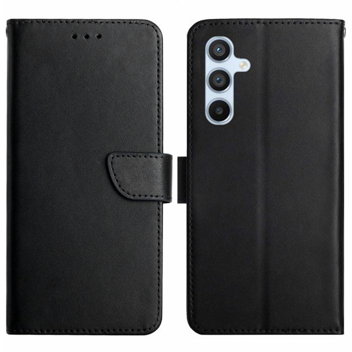 Bild 1, Samsung Galaxy S24 Plus Fodral Premium Äkta Läder Svart
