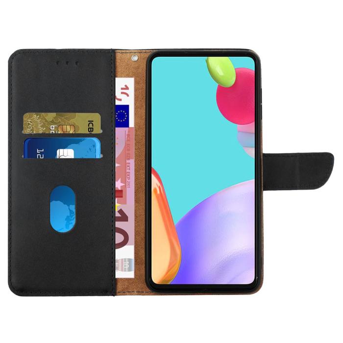 Bild 2, Samsung Galaxy S24 Plus Fodral Premium Äkta Läder Svart