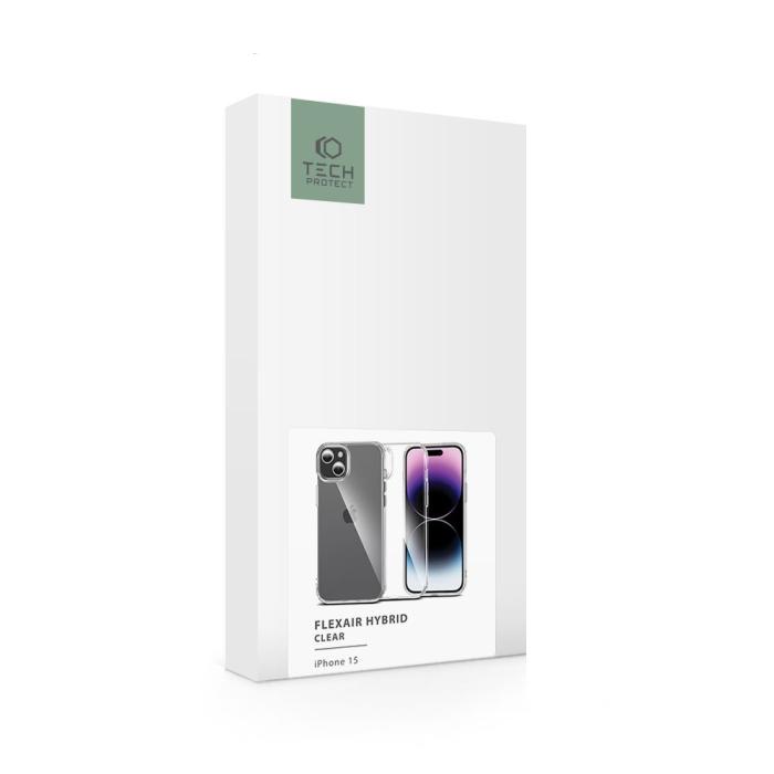 Bild 6, Tech-Protect iPhone 15 Skal FlexAir Hybrid Transparent