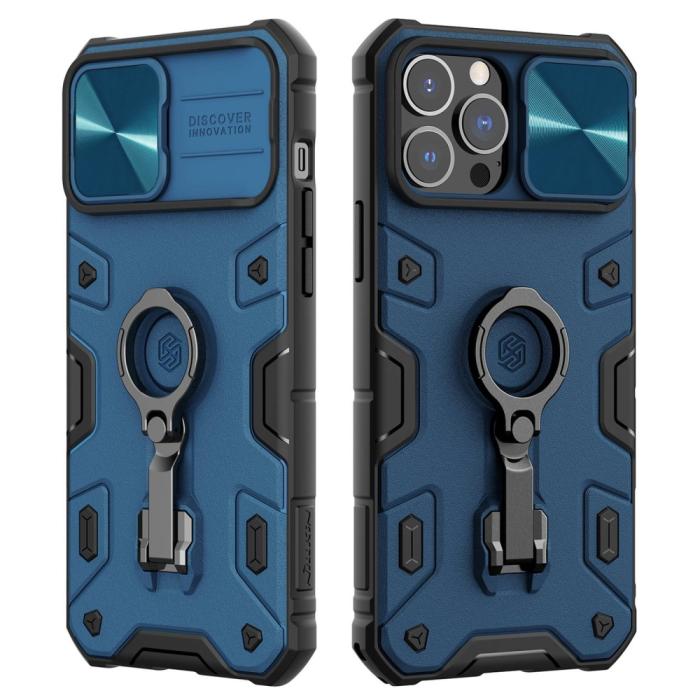 Bild 1, NILLKIN iPhone 13 Pro Max Skal CamShield Armor Pro Blå