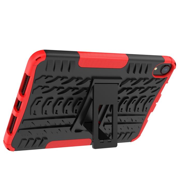 Bild 5, iPad Mini 2024/2021 Skal Rugged Kickstand Armor Röd