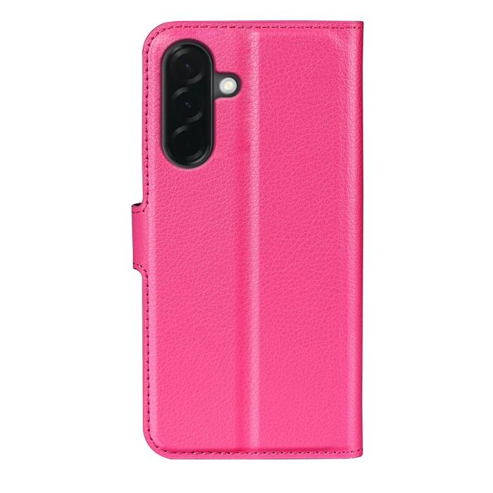 Bild 6, Samsung Galaxy A37 5G Fodral Litchi Läder Rosa