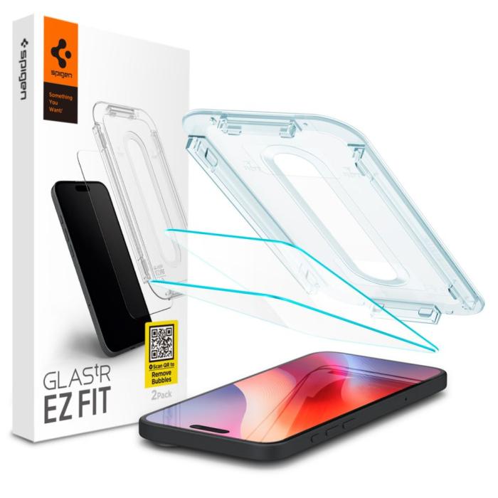 Bild 1, Spigen iPhone 16 Pro 2-PACK GLAS.tR 