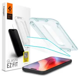 Spigen iPhone 16 Pro 2-PACK GLAS.tR "Ez Fit" Skärmskydd