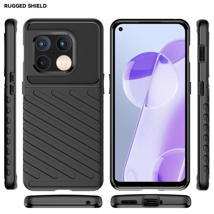 Bild 2, OnePlus 10 Pro 5G Skal Twill Textur Svart