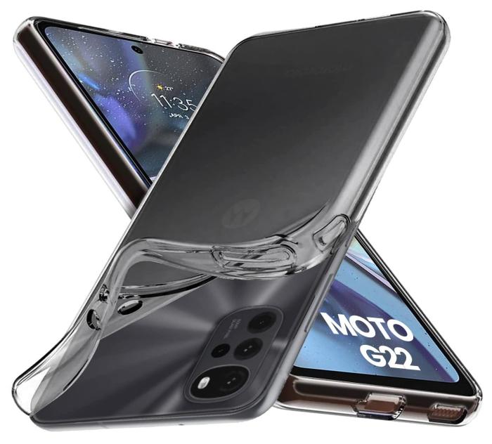 Bild 1, Motorola Moto G22 - Transparent TPU Skal