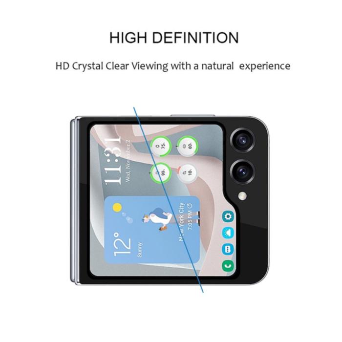 Bild 4, Galaxy Z Flip 6 / 7 FE Skärmskydd Härdat Glas