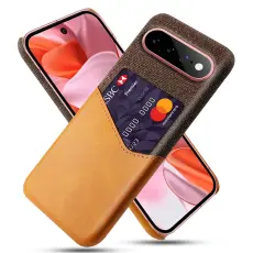 Google Pixel 11/11 Pro Skal PU L&auml;der Med Korth&aring;llare Orange