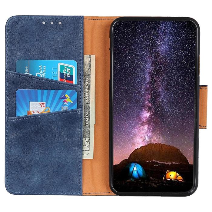 Bild 3, OnePlus Nord 2T 5G Fodral Split Läder Blå