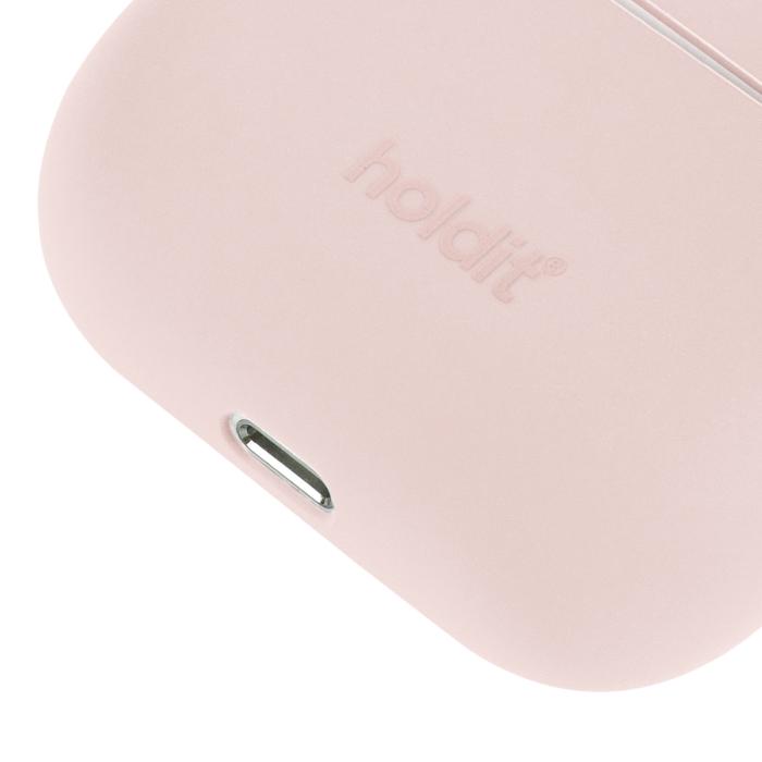 Bild 3, holdit AirPods 3 Skal Silikon Nygård Blush Pink