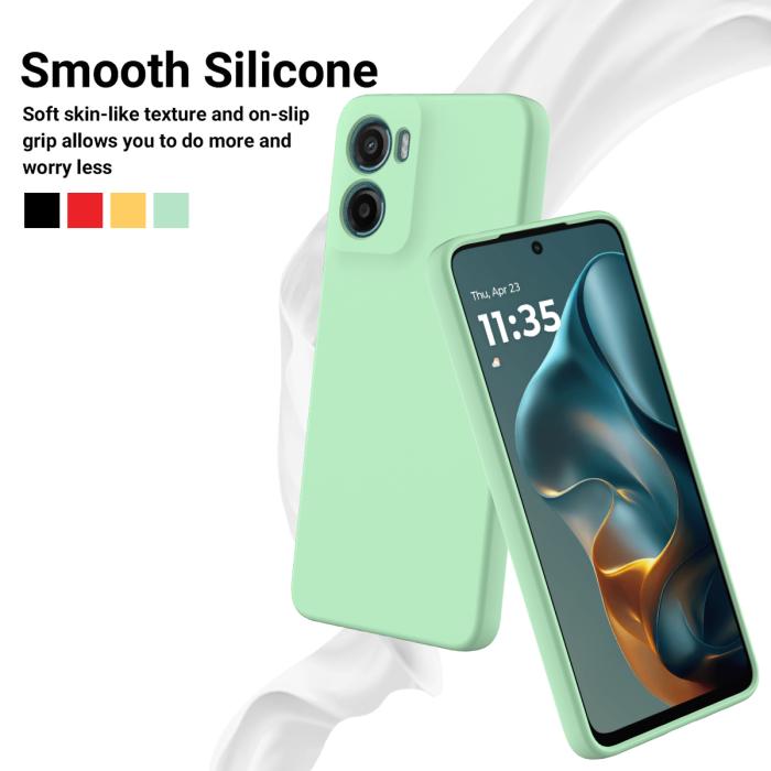 Bild 3, Motorola Moto G06 Power Skal Liquid Silikon Grön
