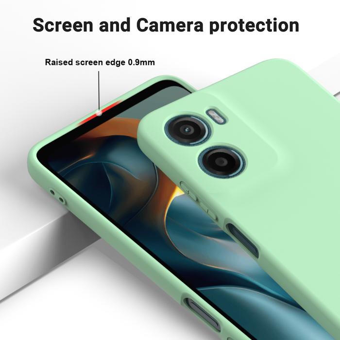 Bild 4, Motorola Moto G06 Power Skal Liquid Silikon Grön