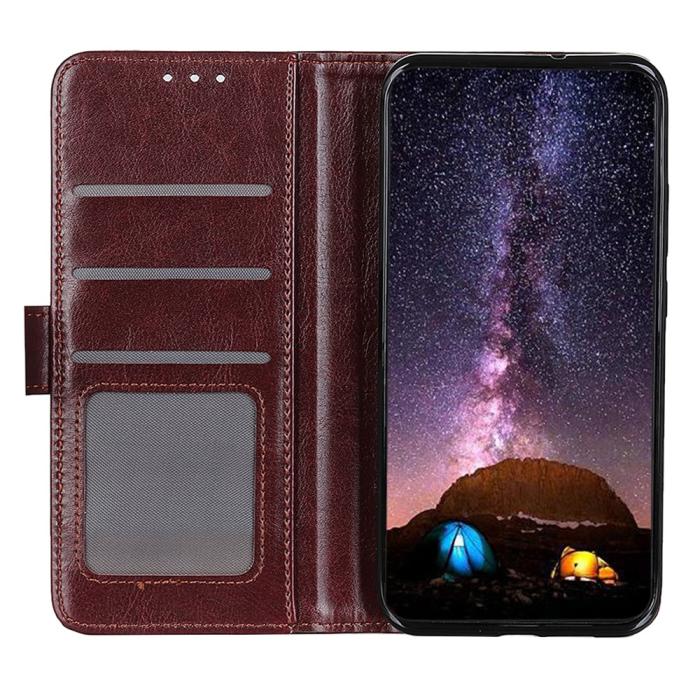 Bild 6, Motorola Moto G31 / G41 Fodral Retro Läder Brun