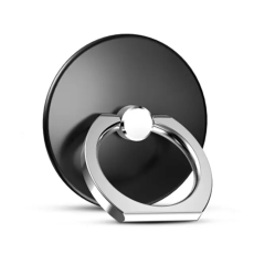 Universal Ring Hållare - Svart Rund