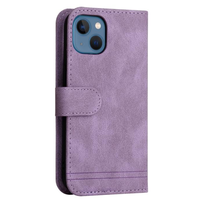Bild 3, iPhone 14 Fodral Skin Touch Lila