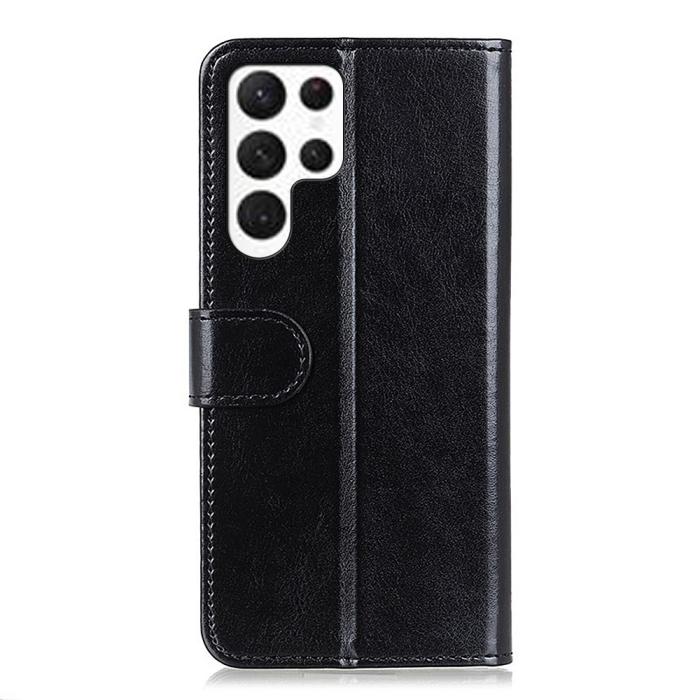 Bild 6, Samsung Galaxy S26 Ultra Fodral Crazy Horse Läder Svart