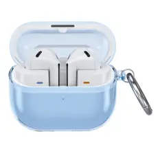 Samsung Galaxy Buds 3/3 Pro Skal Karbinhake TPU Bl&aring;