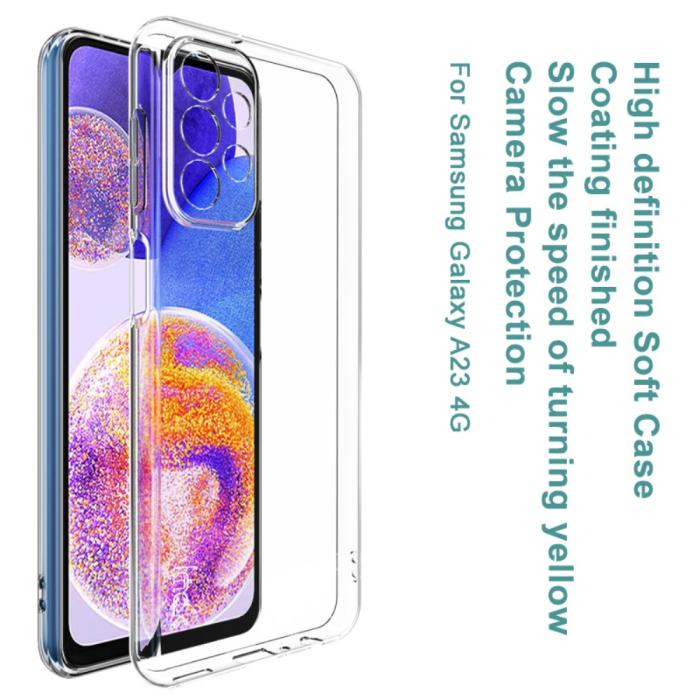 Bild 3, IMAK Samsung Galaxy A23 5G Skal TPU Transparent