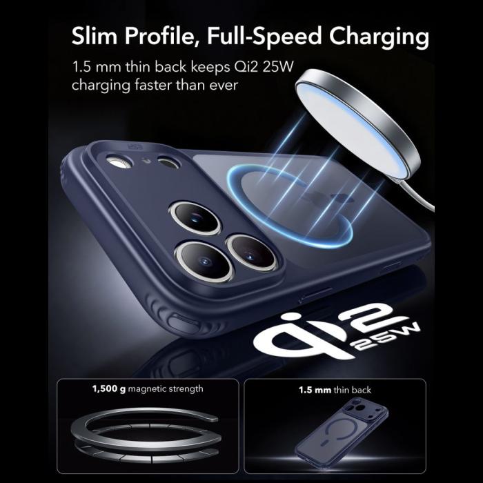 Bild 5, ESR iPhone 18 Pro Max / 17 Pro Max Skal MagSafe Frostad Hybrid