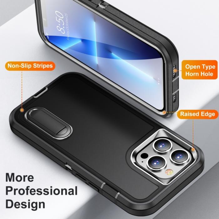 Bild 3, iPhone 14 Pro Max Skal 3in1 Shockproof Xtreme Svart